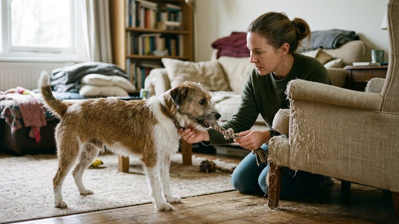 My Dog destroys furniture: What to Do