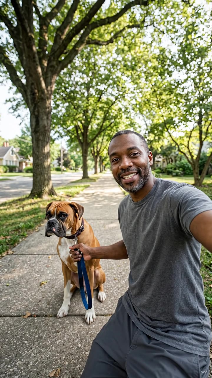 Video testimonial from a Calm Walk owner