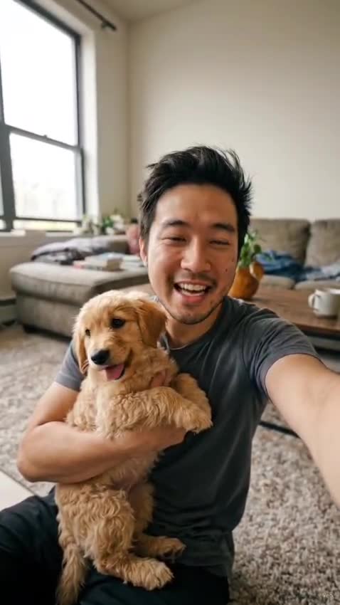 A puppy who wouldn't stop biting.